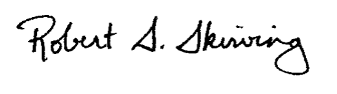 Robert S. Skirving Signature